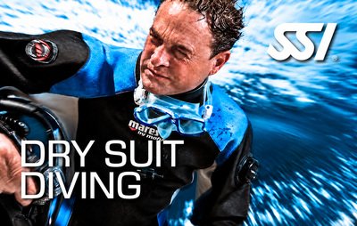 SSI Drysuit Diving Specialty class card