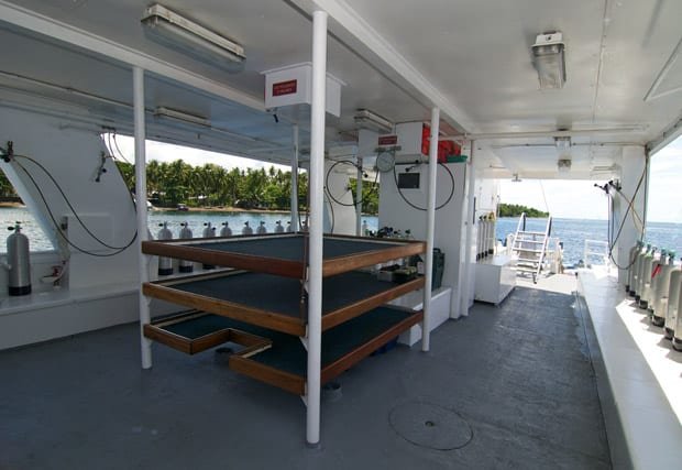 Azores boat deck